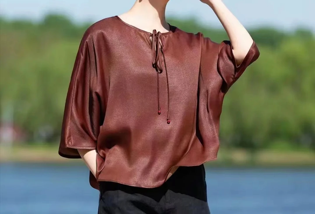 新中式国潮新款时尚节约百搭潮流宽松小衫102