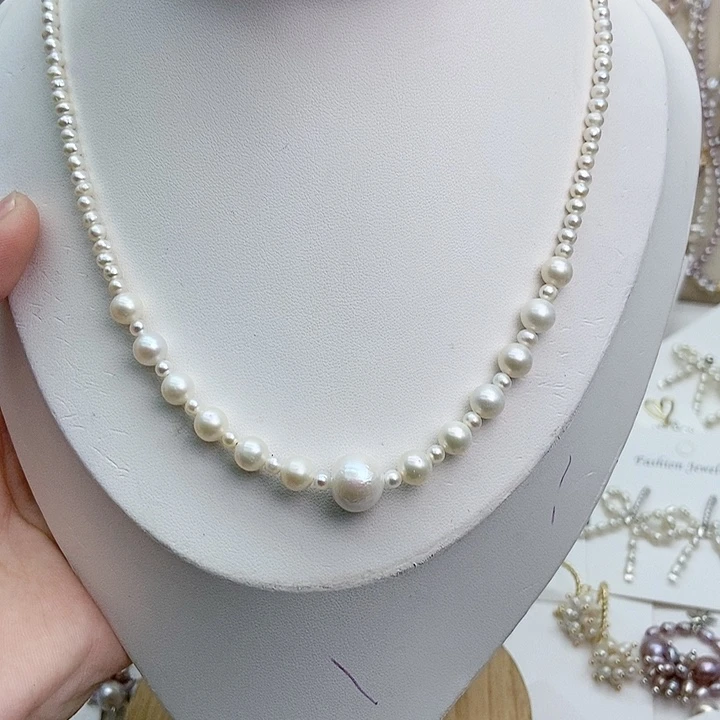 淡水珍珠颈饰未镶嵌