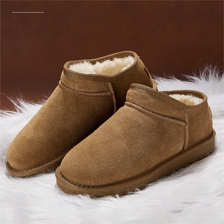 feiyue/飞跃雪地靴女冬季加绒保暖棉鞋短筒百搭576加厚秋冬雪地靴
