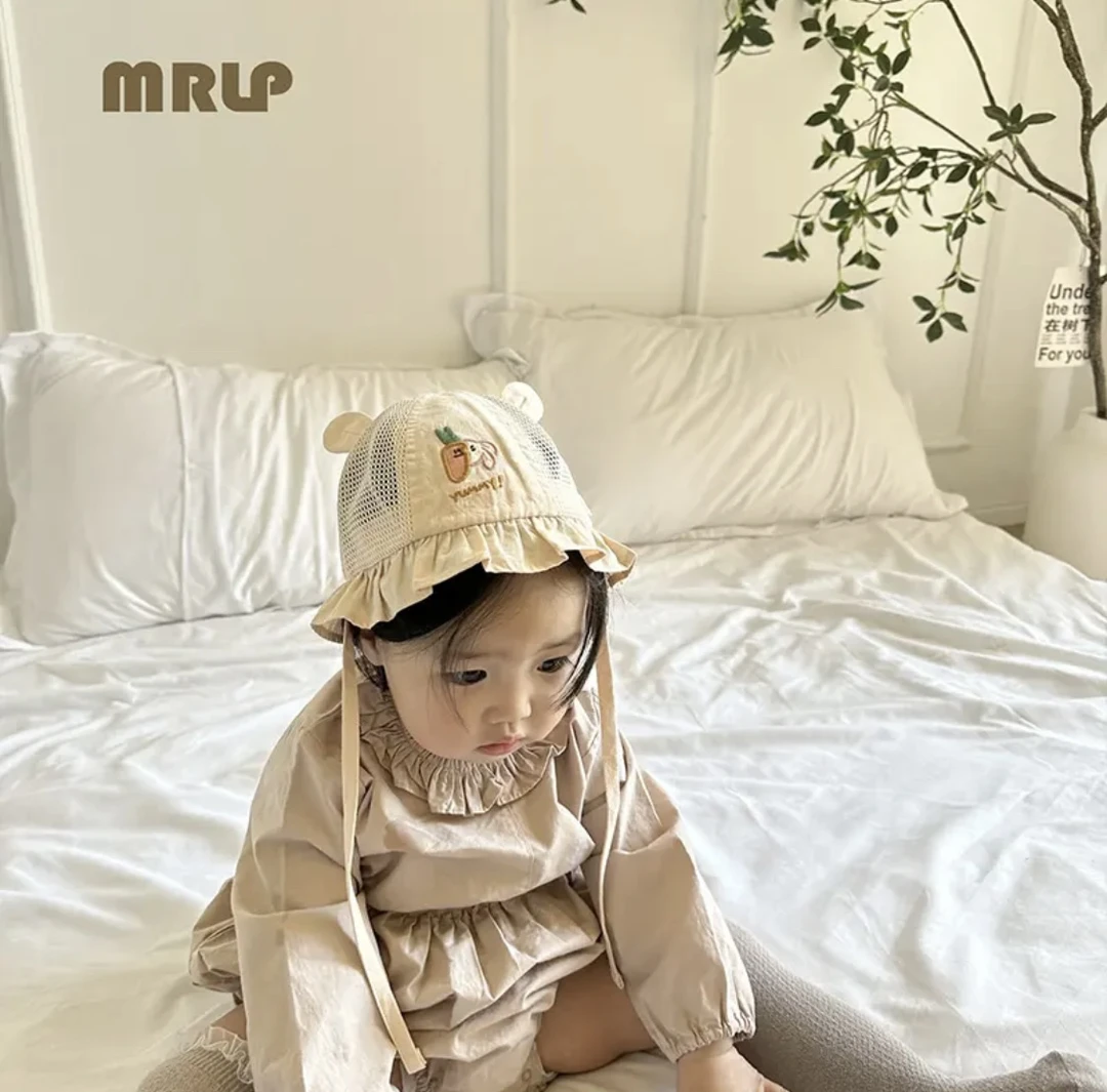 MR055小兔子6-12个月46头围以内帽子婴儿1岁夏季