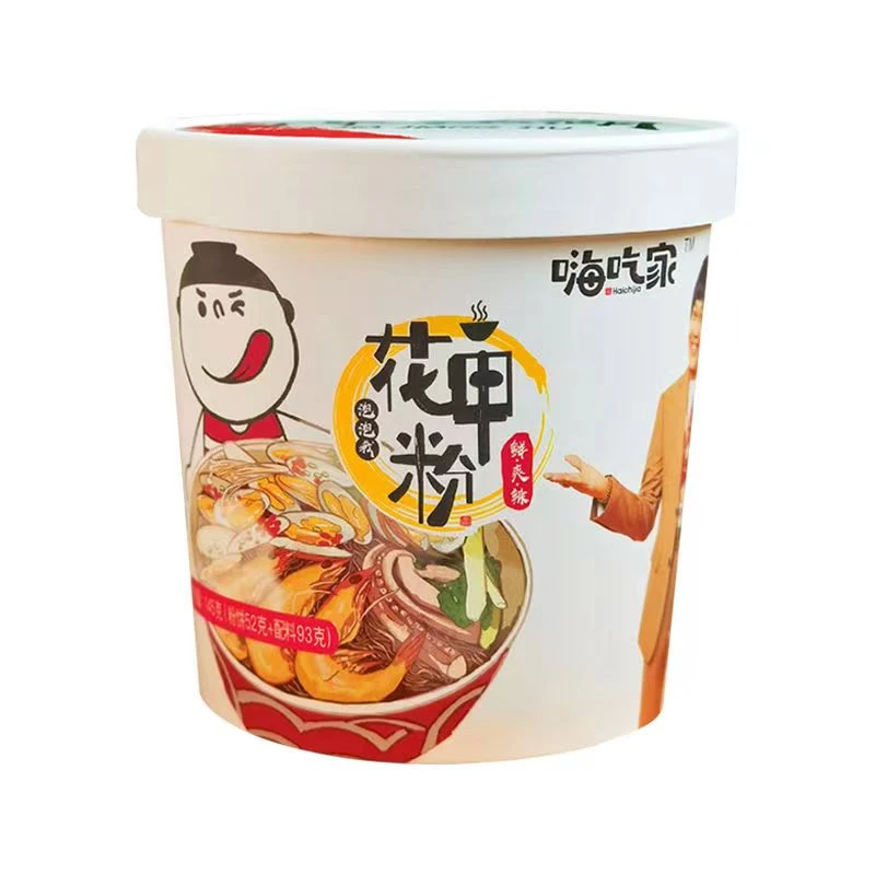 酸辣粉花甲粉大块花甲肉正版网红速食花甲粉丝方速食美味143g桶装