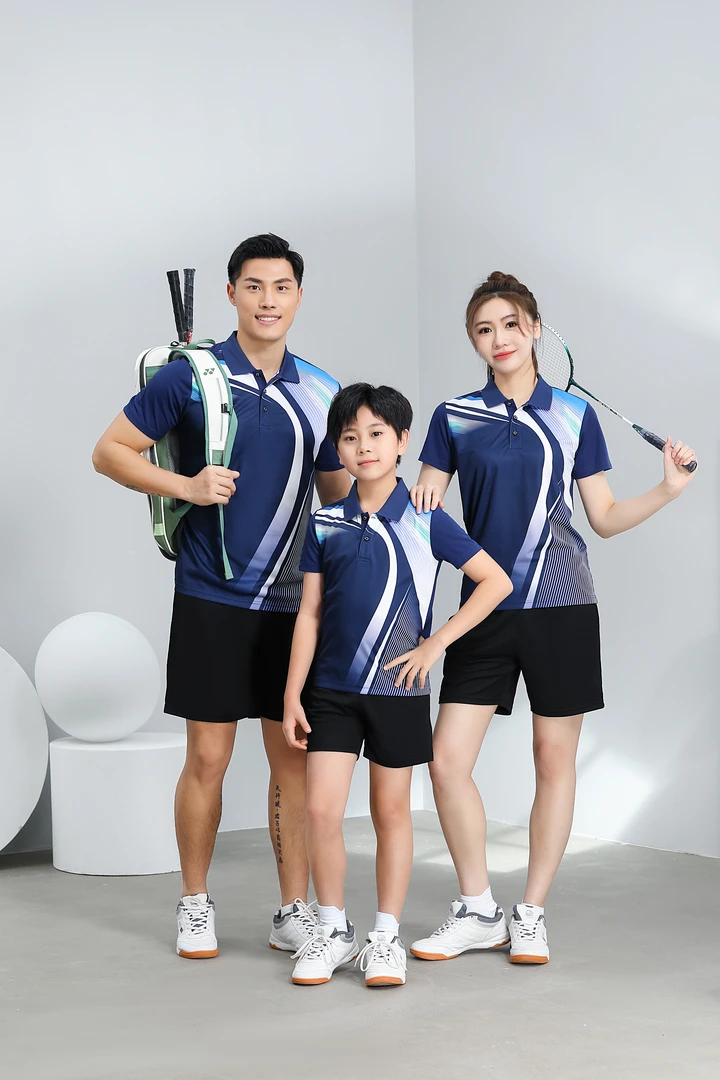 羽毛球服套装夏儿童运动服排球体适能乒乓球服球衣比赛服夏速干