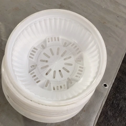 25公分白色聚宝盆6个