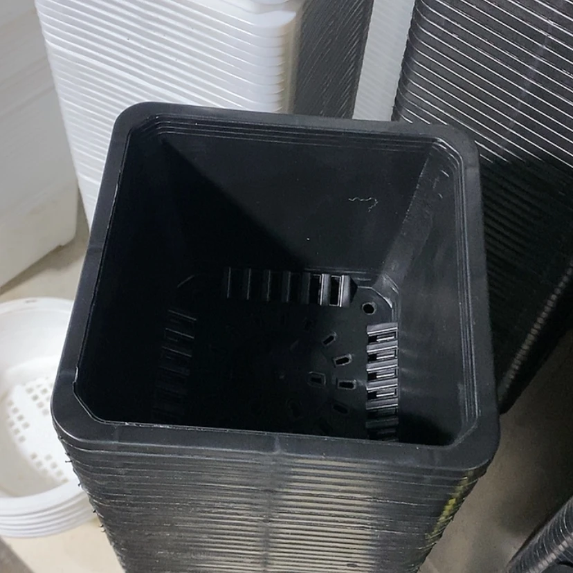 【闪购商品】140黑色方盆一组15个