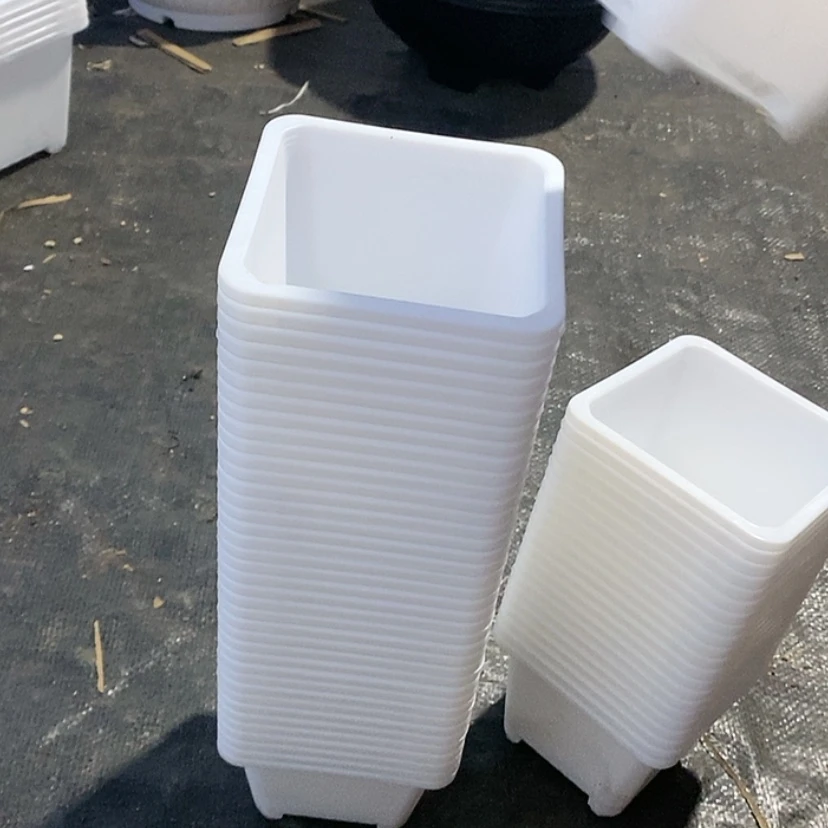【闪购商品】10公分白方盆20个