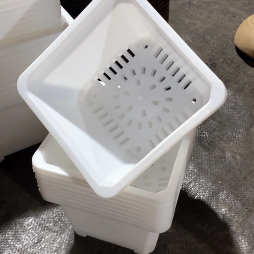 【闪购商品】140白方盆12个