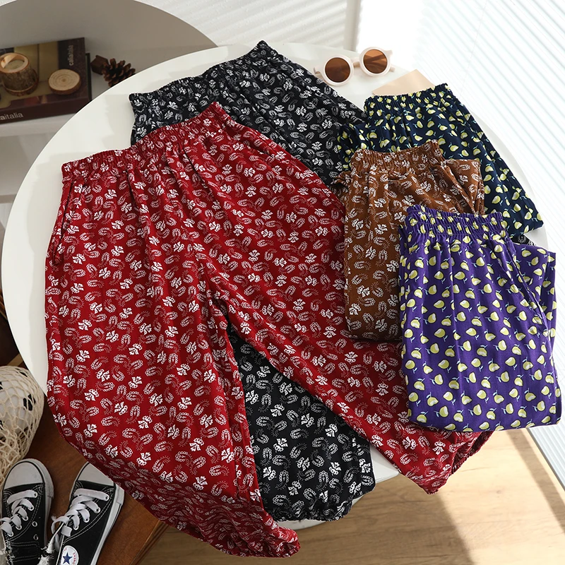 【沙滩度假 holiday】亏本清！儿童满印沙滩防蚊中大童裤    1037