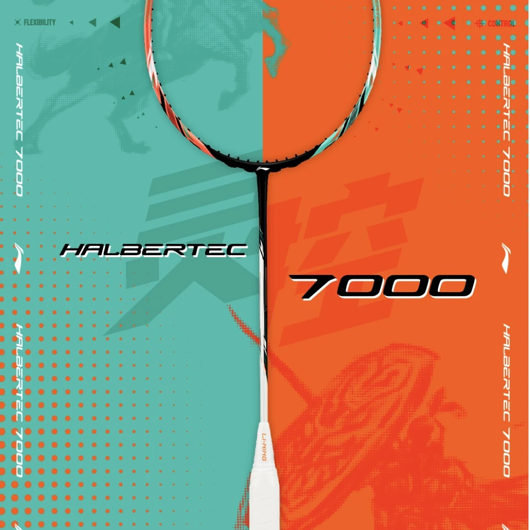 LI-NING/李宁战戟7000羽毛球拍3U4U控制型专业比赛攻守兼备双色