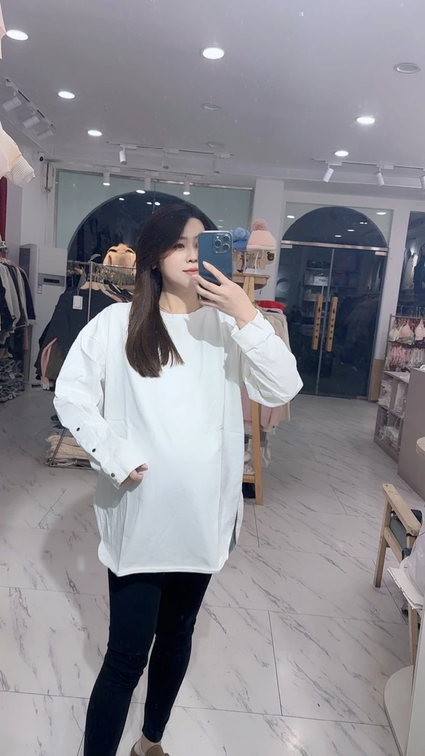 2025春秋新款孕妇打底秋衣简约