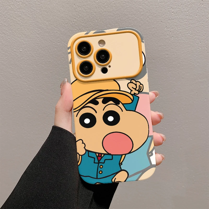 穿制服小新大视窗手机壳（苹果/华为/OPPO/VIVO/小米）iphone15创意