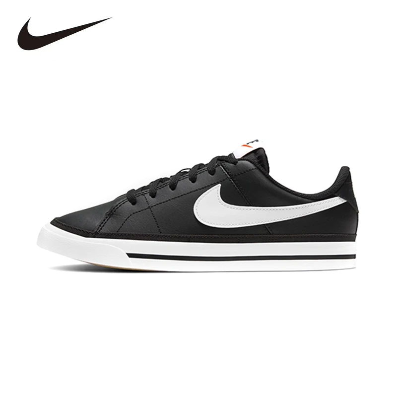 NIKE/耐克Court Legac休闲防滑GS防滑低帮亲子板鞋黑白DA5380-002