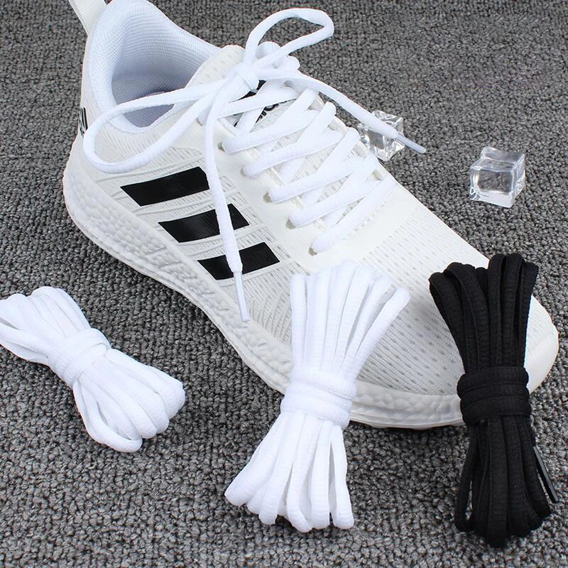 运动鞋鞋带适配男女篮球鞋板鞋老爹鞋扁半圆形鞋绳百搭时尚