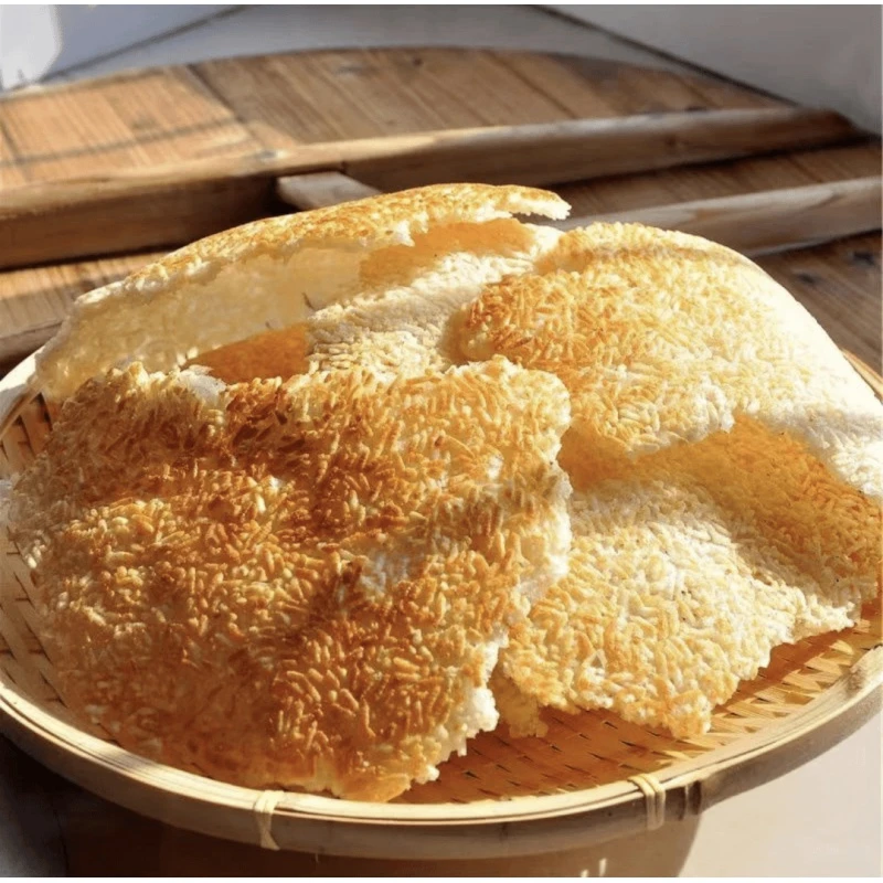 【四种口味】农家锅巴大米柴火老灶非油炸锅巴怀旧安徽特产零食小吃