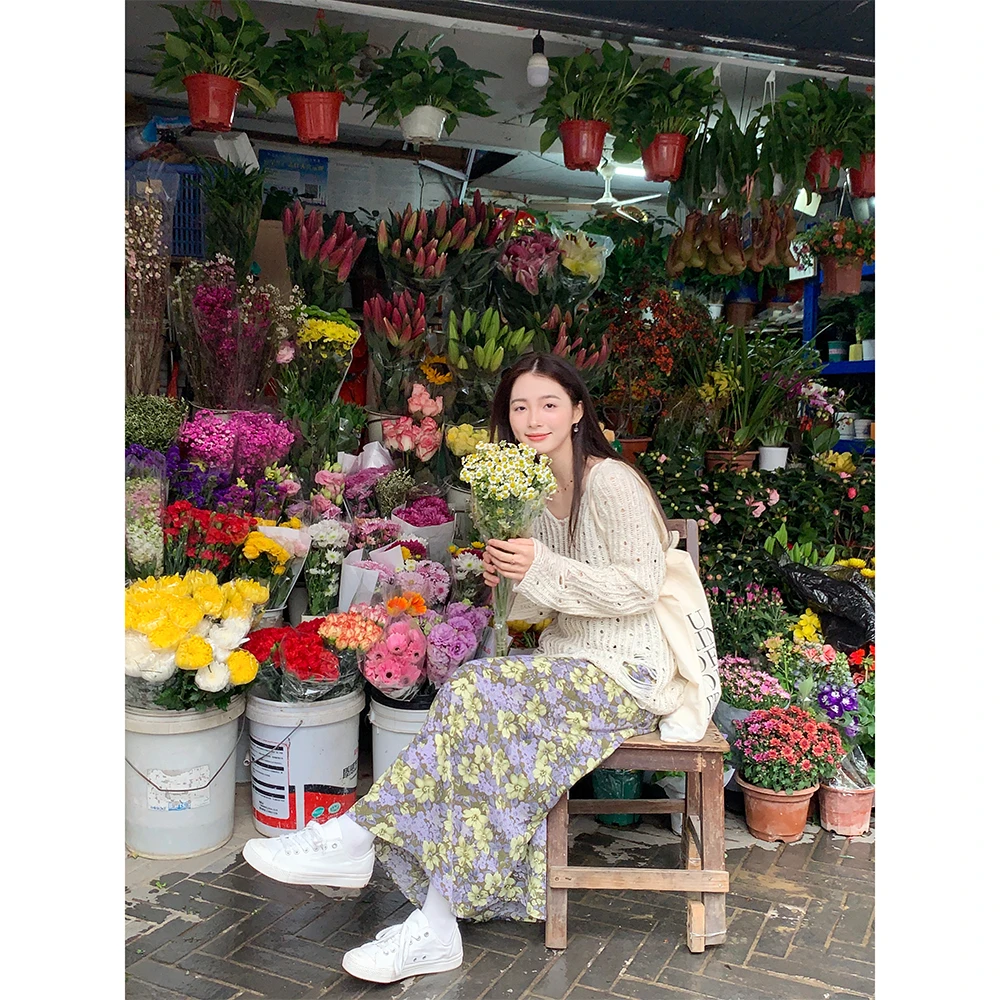 闭店青青甜味乔巴《温柔而遇》毛衣开衫微镂空显瘦毛衣上衣套头小众