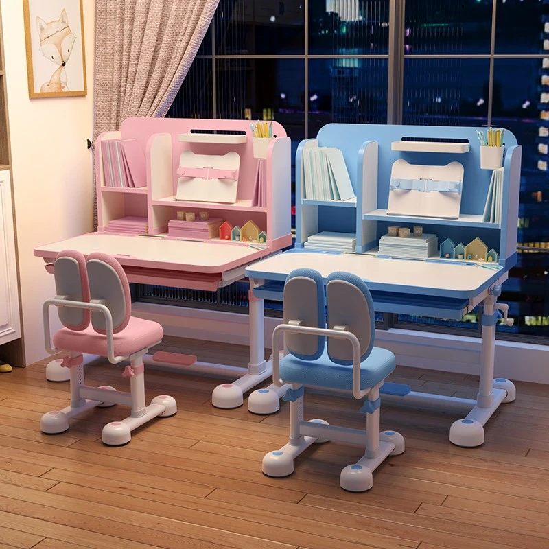 儿童学习桌家用书桌小学生书桌写字桌椅套装家用课桌椅组合可升降