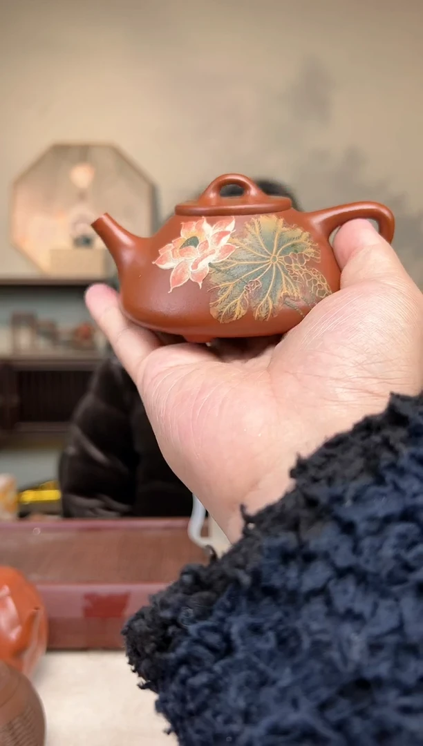 【闪购商品】紫砂茶壶大红袍 子冶石瓢