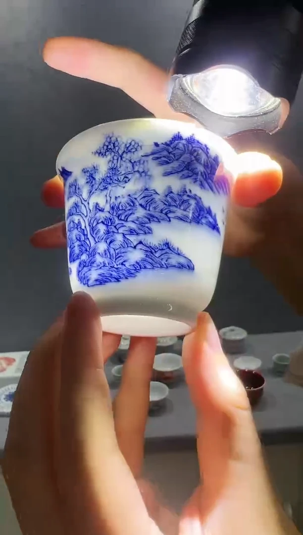 【闪购商品】摆件景德镇陶瓷小杯杯摆件