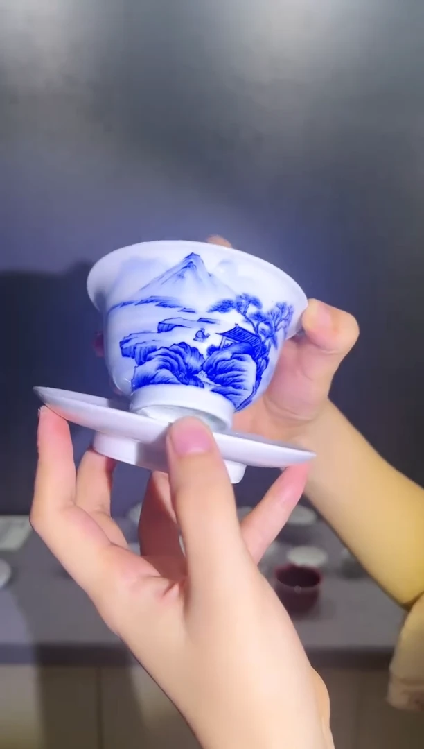 【闪购商品】摆件景德镇陶瓷小杯杯摆件