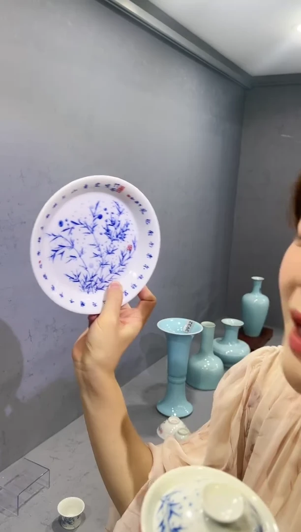 【闪购商品】摆件景德镇陶瓷小杯杯摆件