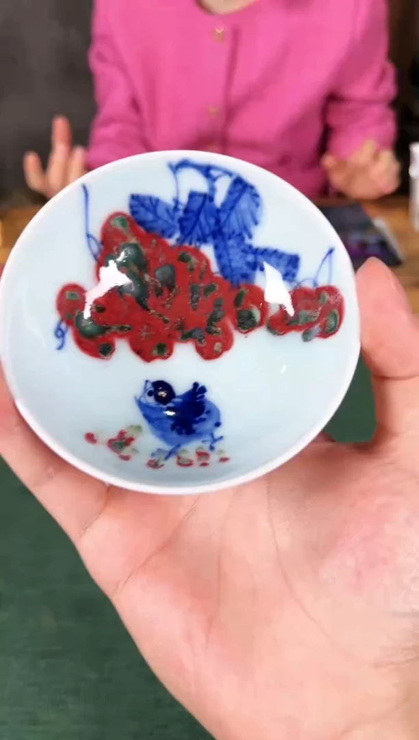 【闪购商品】摆件景德镇手工陶瓷  东客 手绘画片有差异