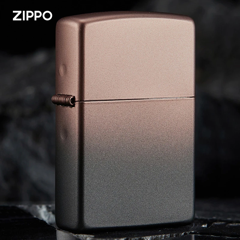 ZIPPO打火机【刚毅黑金】官方正品正版煤油防风打火机礼物TCH1X1