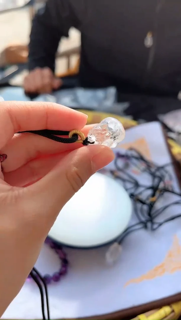 【闪购商品】水晶颈饰未镶嵌白水晶貔貅