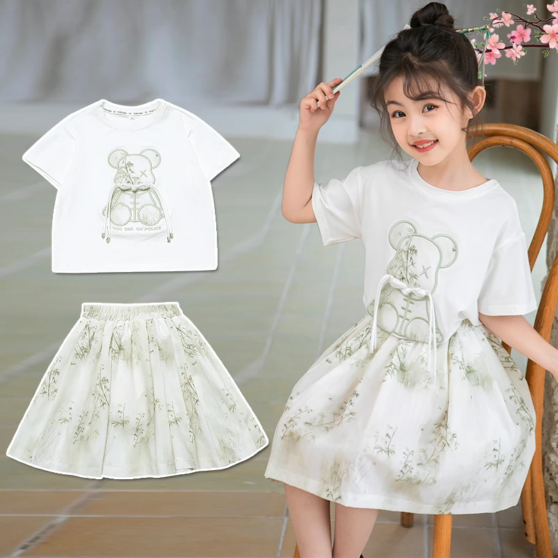 【最后一天清仓不退换】女小童夏装2024新款中国风古装儿童时尚夏季