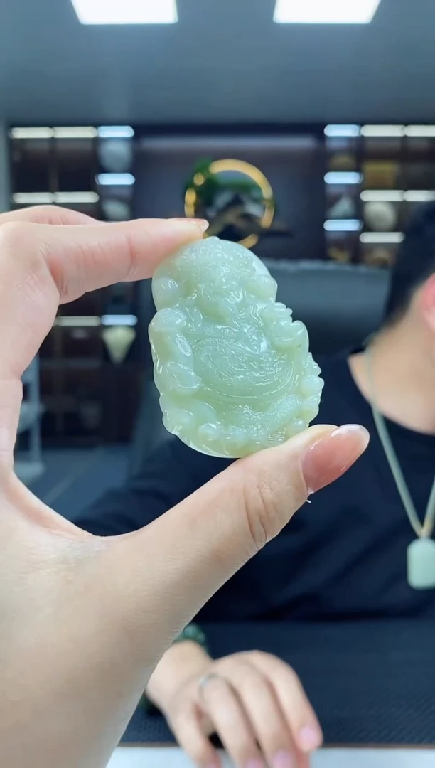 【闪购商品】和田玉颈饰未镶嵌财神吊牌（多样性发）