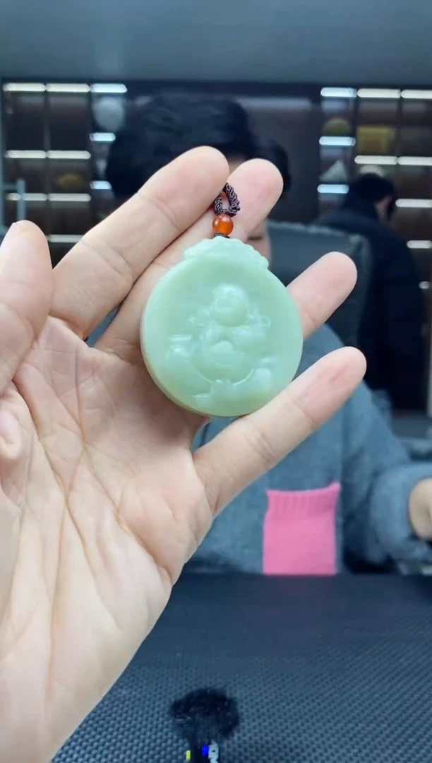 【闪购商品】和田玉颈饰未镶嵌佛公吊牌（多样性发）
