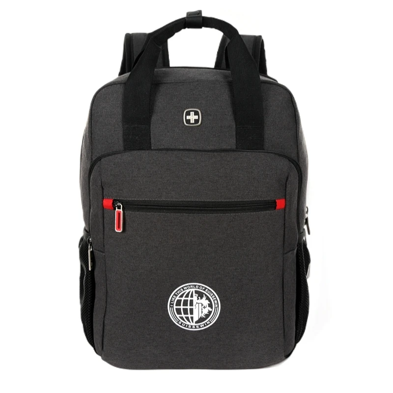 SUISSEWIN休闲旅行双肩包学生背包男通勤书包防泼水男士SN9450