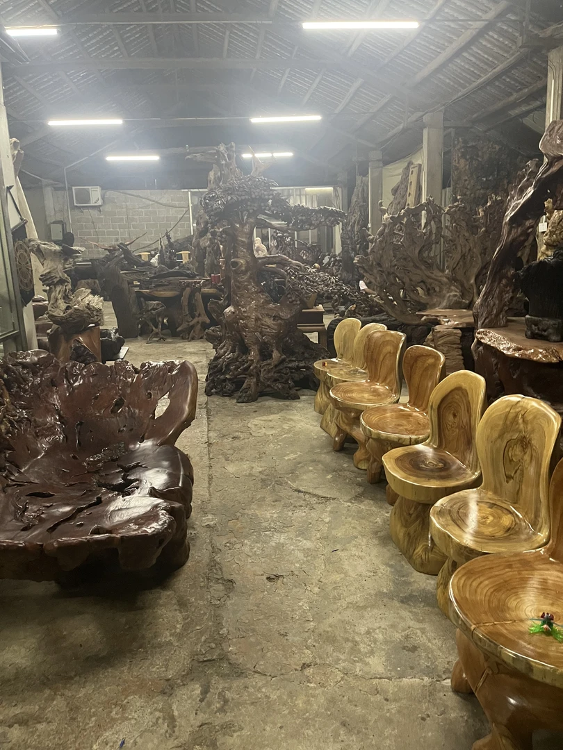 荔枝木阴沉木大型根雕木雕中式别墅摆件雕刻工艺艺术品客厅茶几