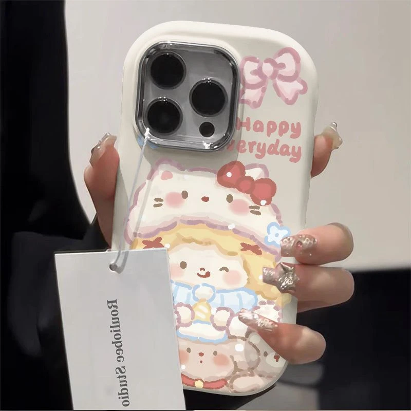 创意个性苹果15iphone14华为vivo小米oppo手机壳卡通全包荣耀软壳