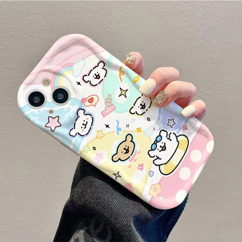 网红同款苹果华为vivo小米oppo手机壳iphone15/13/14软壳透明硅胶