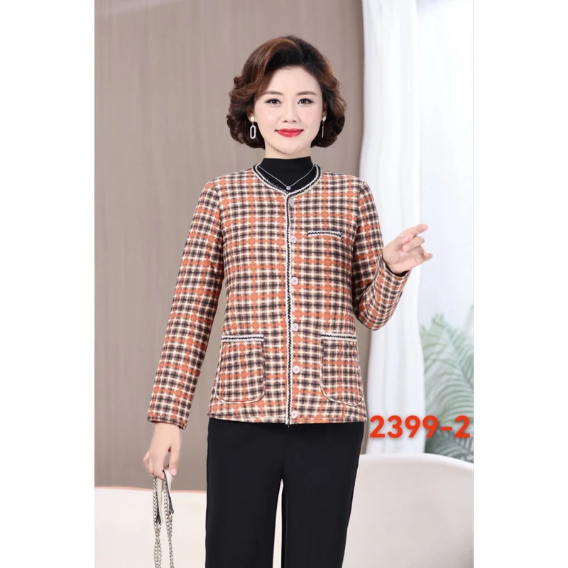 尾单女士小香风家居服短外套2399