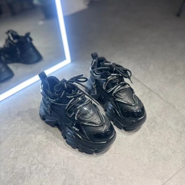 巨薇5015-11时尚百搭厚底松糕鞋老爹鞋女鞋小个子友好