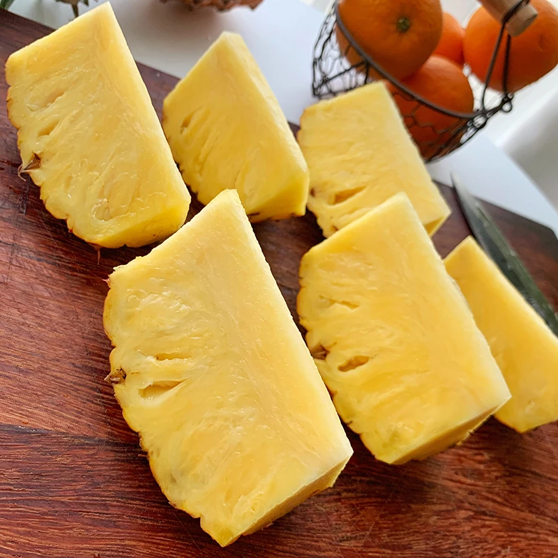 A海南金钻凤梨新鲜水果当季特产手撕凤梨整箱5-9斤包邮