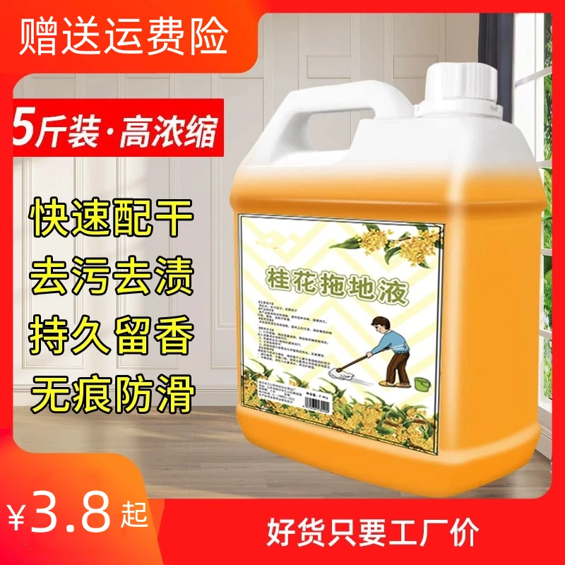 桂花香木地板瓷砖清洁剂家用拖地花露水专用清洁液神器速干留香液