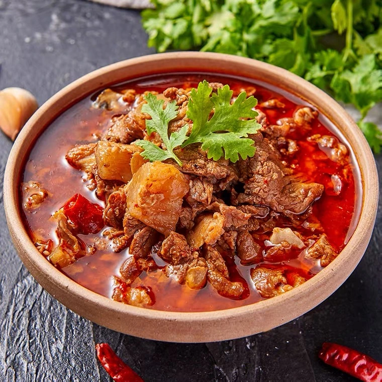 赠鱼糕公安牛三鲜（牛肉牛筋牛肚）新鲜制作火锅800g每袋加热即食