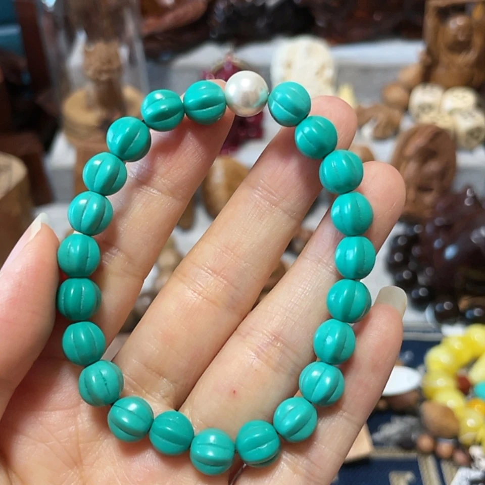 【闪购商品】香道类0.7南瓜珠绿松