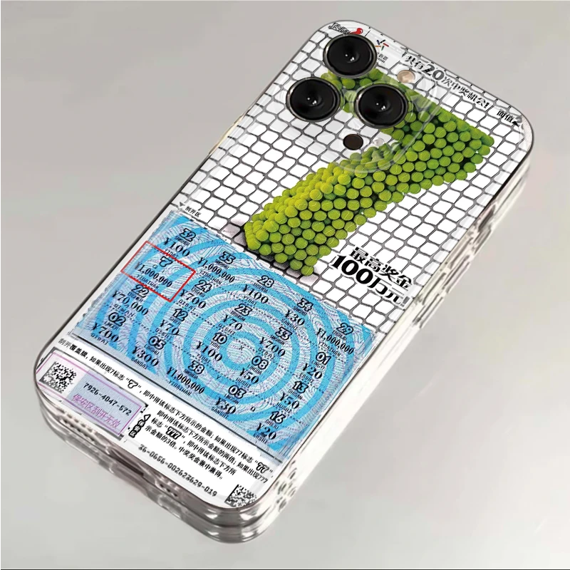 刮刮乐幸运7苹果小米华为iPhone15/14promax手机壳13太空12软壳11
