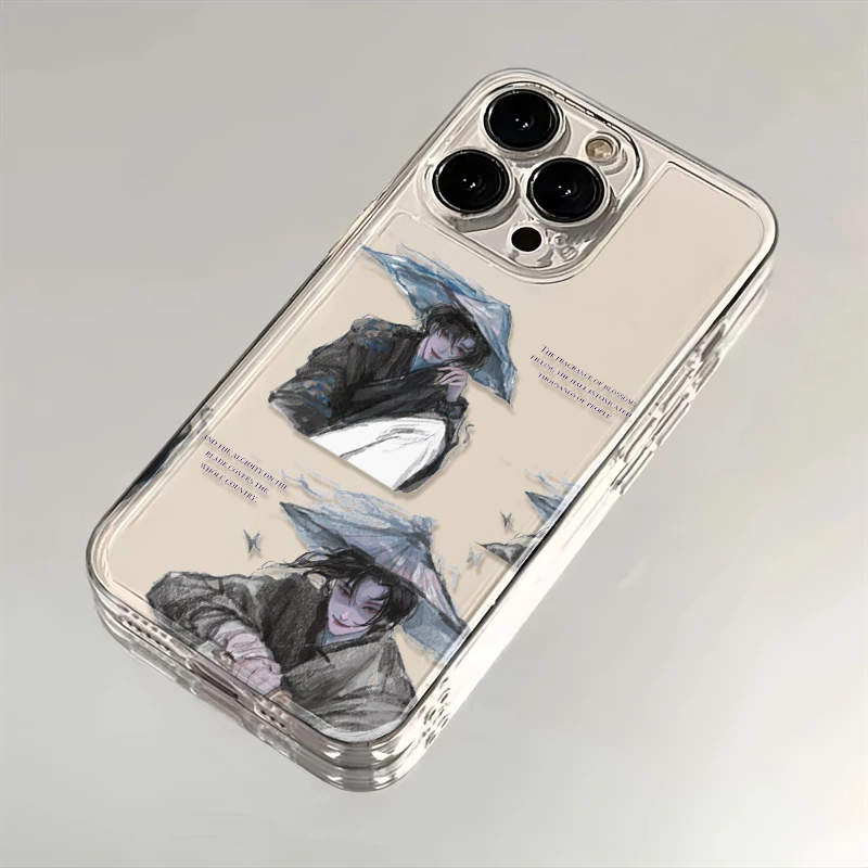 满堂花醉三千客适用苹果华为iPhone15/14promax/13手机壳太空壳12