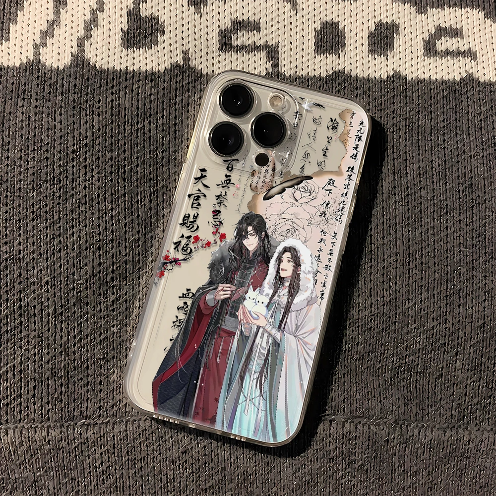 天官赐福花城谢怜苹果oppo小米vivo华为iPhone15手机壳14pm太空软