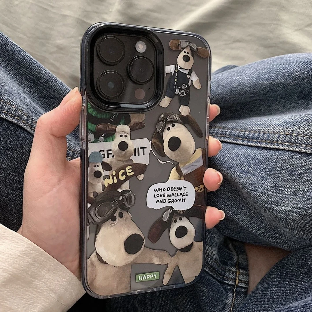 超可爱掌门狗iPhone14手机壳13promax透明xr/12苹果11防摔xs/xr