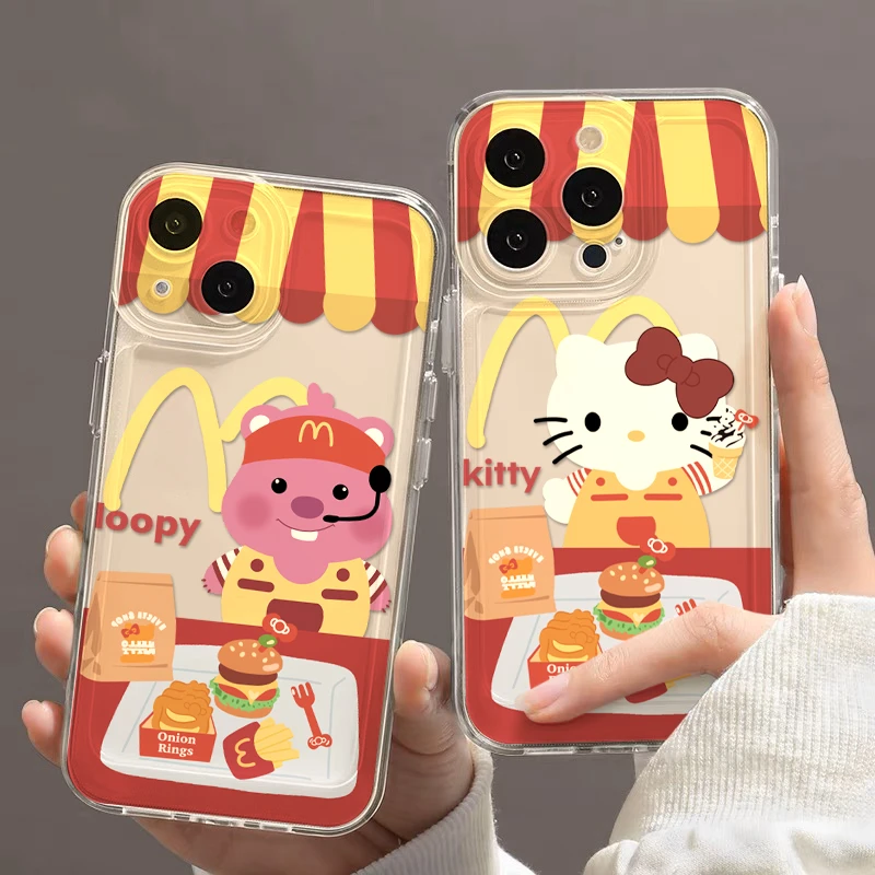 麦当当收营员苹果oppo小米vivo华为iphone15pm太空14软13手机壳12
