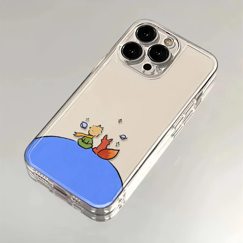 小王子与狐狸苹果华为iPhone15/14promax/13/12/11手机壳xs太空壳