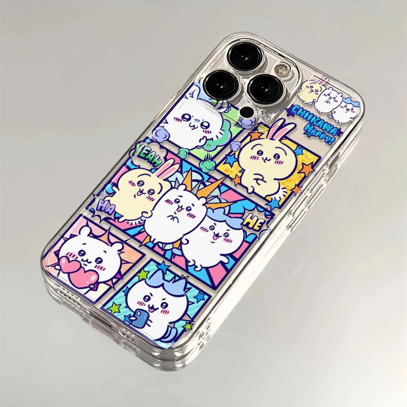吉伊卡哇漫画适用苹果华为iPhone15/14promax/13/手机壳软太空壳