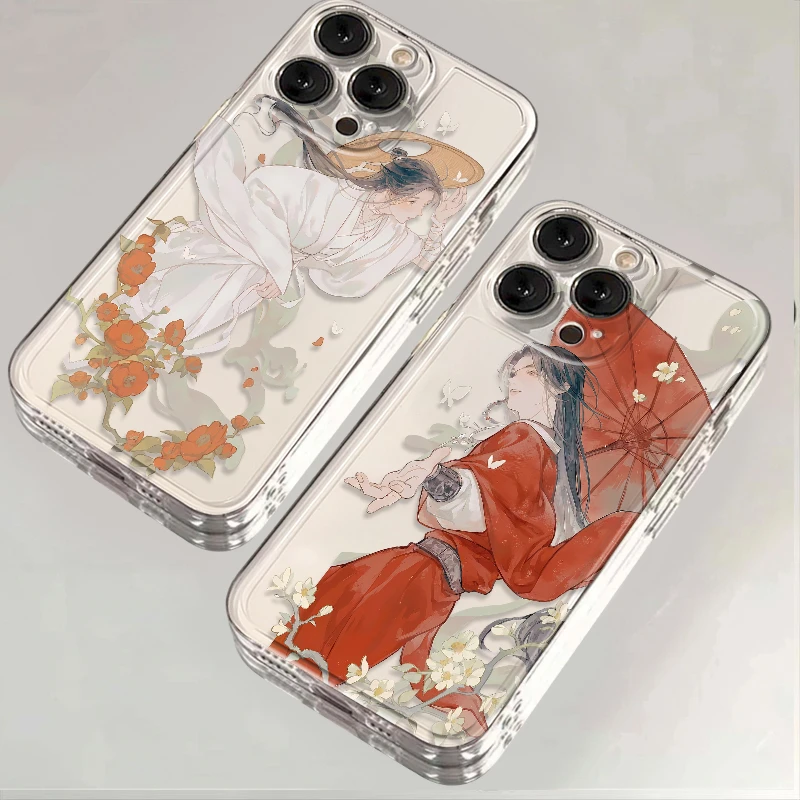天官赐福红花与纯洁苹果华为iPhone15/14promax13手机壳xs软太空