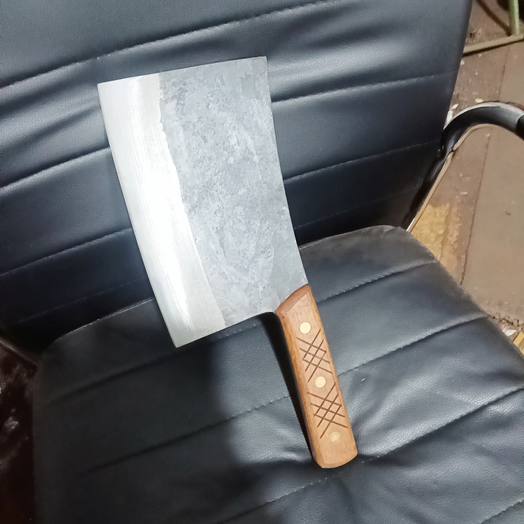 手工锻打切片砍骨两用刀