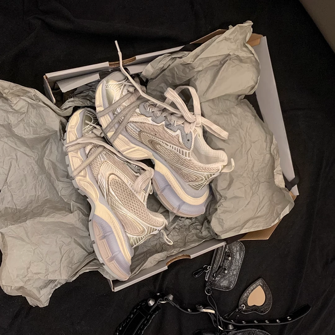 【婉婉专属】做旧复古厚底休闲鞋运动鞋女老爹鞋E3103004时尚