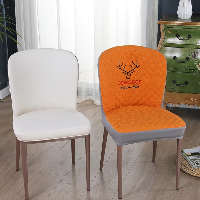 新款贝勒椅套罩全包防滑家用弧形椅子套罩餐椅套坐垫北欧轻奢通用